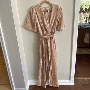 Anthropologie DOLAN Velvet Jumpsuit XS
